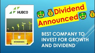 🤑 💰Dividend Announced 🤑 💰 Hub Power Company Limited HUBCO  February 2024 PSX [upl. by Inait534]