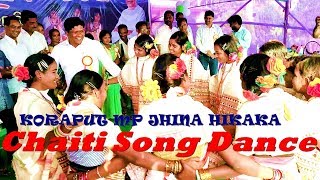 Koraput Mp Sri Jhina Hikaka Dancing in Rayagada Chaiti Kui Song at Janajati Mahoschav Jagannathpur [upl. by Nyloc]