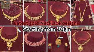 Akshay tritiya Tanishq Gold Necklace Set designs with price  gold necklace tanishq jewellery [upl. by Lenahs]