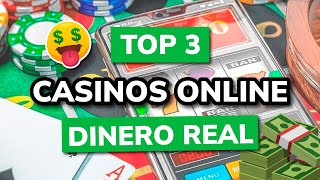 🤑 TOP 3 mejores CASINOS ONLINE con DINERO REAL 2024 [upl. by Anagnos]