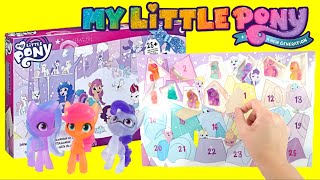 My Little Pony A New Generation Movie Snow Party Countdown Advent Calendar Toy [upl. by Bolte]