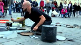 Dario Rossi quotTECHNO RAVE PARTY mode ONquot live  Piazza del Popolo Rome [upl. by Amalie597]