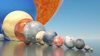 SOLAR SYSTEM  3D Comparison by MBS [upl. by Emelina]