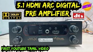 51 HDMI ARC DIGITAL PRE AMPLIFIER  REMOTE PRE AMPLIFIER ASSEMBLE [upl. by Amer]