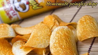 Pringles Potato Chips Recipe in Tamil  How to make pringles Chips at home cook with dhasnim [upl. by Jacklin]