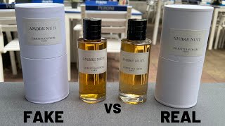 Fake vs Real La Collection Privée Christian Dior Ambre Nuit Perfume Unisex 125 ml [upl. by Anera]