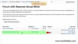 Moodle Forum Types and Group Mode [upl. by Onitnerolf828]