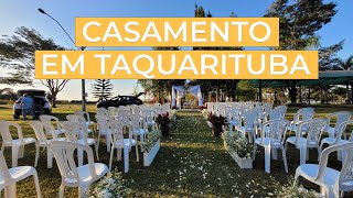 Taboado e Sorocaba  Casamento em Taquarituba  Taguaí 01Viagem [upl. by Amiarom]