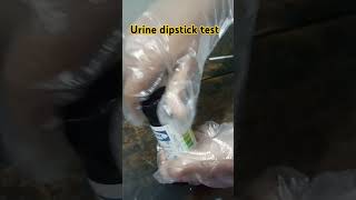 Urine dipstick test urinedipsick testurine medicalknowledge medicaldevice [upl. by Brinkema]