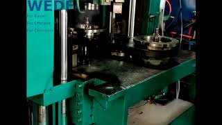 2 rotary stations rotor die casting machine [upl. by Alyahc]