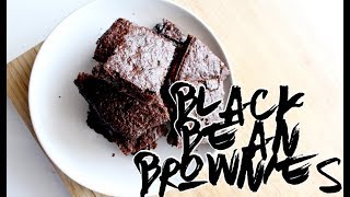 BLACK BEAN BROWNIES  GLUTEN FREE  HEALTHIER ALTERNATIVE [upl. by Gross336]