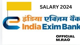 Exim Bank MT Salary 2024 Manishrao95 [upl. by Renato]