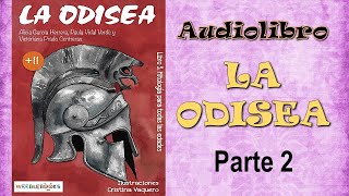 Audiolibro Mitología griega LA ODISEA Parte 2 [upl. by Bouchier]