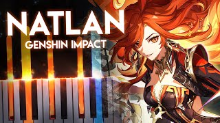 Natlan  Genshin Impact OST  Piano Visualiser [upl. by Law]