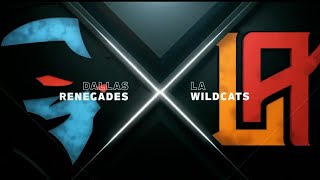 XFL 2020  Week 2 Game 3  Dallas Renegades at Los Angeles Wildcats [upl. by Yelnoc]