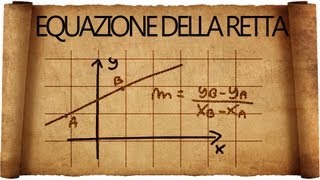 Retta  come determinarne lequazione [upl. by Meagher]