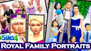 HOW TO ROYAL FAMILY PORTRAITS  The Sims 4 [upl. by Harwell]