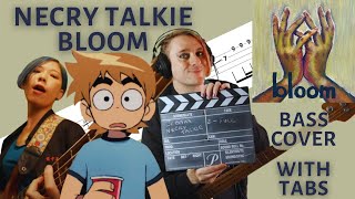 Necry Talkie ネクライトーキー BLOOM Scott Pilgrim Takes Off OP Bass Cover with tabs [upl. by Bertelli857]