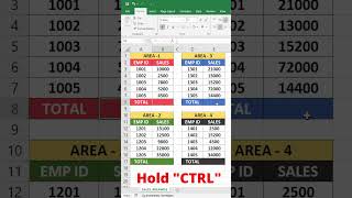 Sum Multiple Columns from Different Tables in One Go 💡 ExcelTips DataHacks [upl. by Earehc]