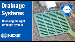 How to Choose the Right Landscape Drainage System for Stormwater Runoff  NDS Yard Drainage Systems [upl. by Kciregor178]