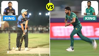 Haris Rauf Vs Tamour Mirza Face To Face In TapeBall Match  Haris Rauf Speed Star Bowler Of Pakistan [upl. by Shawnee]