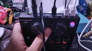 Unboxing the V8 Sound Card Console and initial test [upl. by Muhcan]