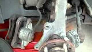 Replace 2003 Chevy Malibu wheel bearing [upl. by Ujawernalo]