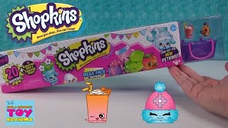 Shopkins Season 4 Mega 20 Pack Opening  Toy Review Petkins  PSToyReviews [upl. by Oinotnas]