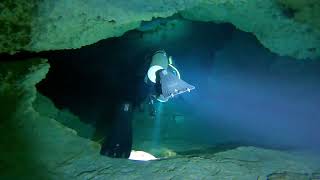 Buceo en cenote Dos Ojos Tulum Q Roo [upl. by Pelligrini893]