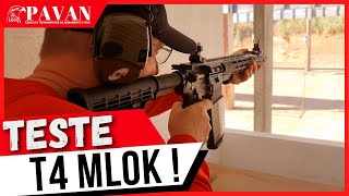 TESTE FUZIL T4 MLOK [upl. by Courcy207]