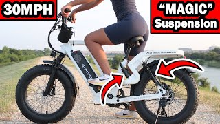 BEST CHEAP FAST EBike For Cargo 2024 GFORCE RS ST Electric Bike Review w quotMAGICquot FULL SUSPENSION [upl. by Bravar]