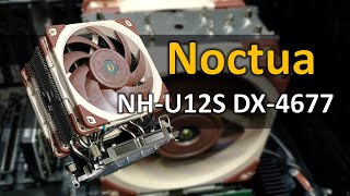 Unboxing Noctua NHU12S DX4677 CPU Cooler for Intel Xeon LGA4677 [upl. by Preciosa]