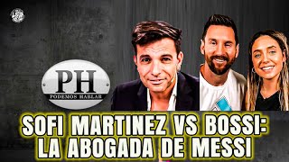 Sofi Martinez vs Bossi La periodista se cansó que le pregunten por Messi [upl. by Haidej520]