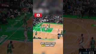 Celtics vs Knicks Epic 3point showdown nba celtics knicks basketball bass highlights [upl. by Attiuqihc]