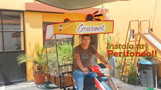 como instalar un perifoneo en moto o en carro DIY [upl. by Gibert]