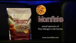 Mornflake Piers Morgans Life Stories Sponsorship  Oatbran Muesli [upl. by Eirok]