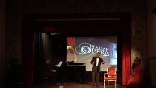 Italian Opera Taormina  Nessun Dorma  Tenore Angelo Villari [upl. by Elatnahc]