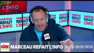 Marceau refait linfo  meeting d’Emmanuel Macron rireetchansons [upl. by Maddalena]