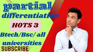 PARTIAL DIFFERENTIATION IMPORTANT QUESTIONS BTECH  GATE TEACHING GRADE EXAM UNIVERSITIES EXAM [upl. by Kale127]