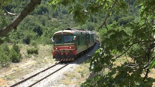 4K  20210711 Il treno della dolce vita sulla Transiberiana dItalia 12  Da Sulmona a Roccaraso [upl. by Othella588]