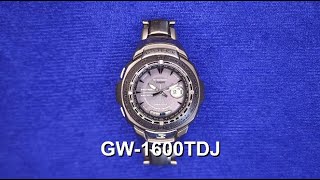 รีวิวนาฬิกา Casio GShock quotThe Gquot รุ่น GW1600TDJ [upl. by Atnuahsal460]