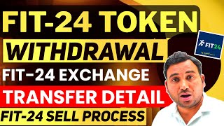 FIT24 Withdrawal Process  Fit 24 Token Claim  Fit24 Withdrawal Details  B Love Exchange Listing [upl. by Adnor]