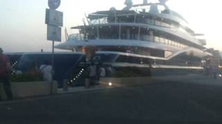 Bill Gates Boat yacht in Olbia Sardinia [upl. by Alameda]