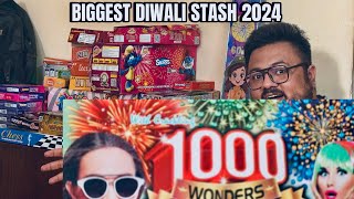 Biggest Diwali Crackers Stash 2024  Cheapest Crackers shop in Faridabad [upl. by Ziza]