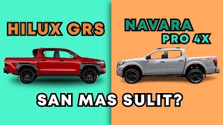 TOYOTA HILUX GRS vs NISSAN NAVARA PRO 4X [upl. by Notla543]