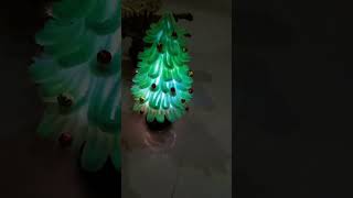 DIY  pohon natal mini  pohon natal kawat bulu  DIY christimas tree from pipe cleaner [upl. by Polloch]