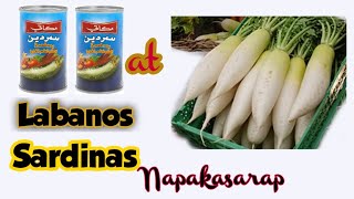 GINISANG LABANOS SA SARDINAS  PANLASANG PINOY  PAGKAING PINOY labanos Sardinas [upl. by Cohe]