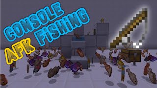 CONSOLE AFK Fish Farm Tutorial  Minecraft Editions [upl. by Burchett]