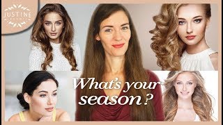 Whats your season  Seasonal color analysis  Justine Leconte [upl. by Hanala]