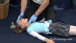 Unconscious Child Choking [upl. by Viens]